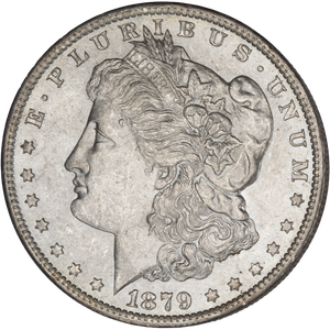 1879-O Morgan Silver Dollar AU55 Main Image