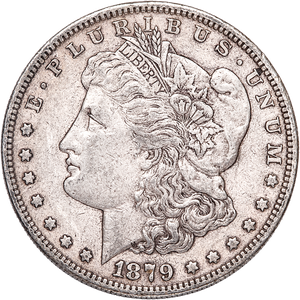 1879-S Morgan Silver Dollar, 3rd Reverse VF Main Image