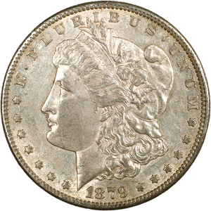 1879-S Morgan Silver Dollar, 3rd Reverse XF#2 Main Image