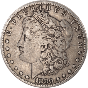 1880 Morgan Silver Dollar Main Image