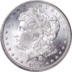1880 Morgan Silver Dollar Main Image