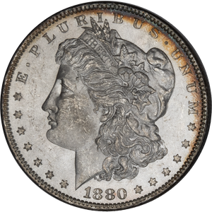 1880-O Morgan Silver Dollar Main Image
