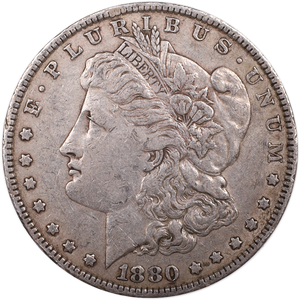 1880-O Morgan Silver Dollar VF#2 Main Image