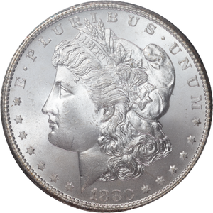 1880-S Morgan Silver Dollar Main Image