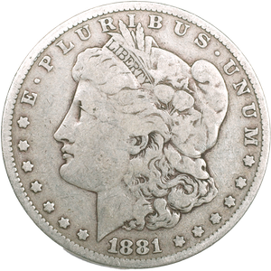 1881 Morgan Silver Dollar VG#2 Main Image