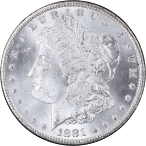 1881-CC Morgan Silver Dollar Main Image