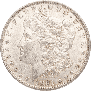 1881-O Morgan Silver Dollar XF Main Image