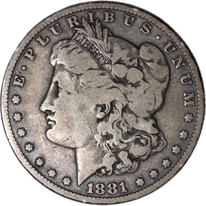 1881-O Morgan Silver Dollar VG#2 Main Image