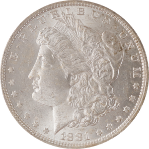 1881-O Morgan Slv $ in Deluxe HolderMS60 Main Image