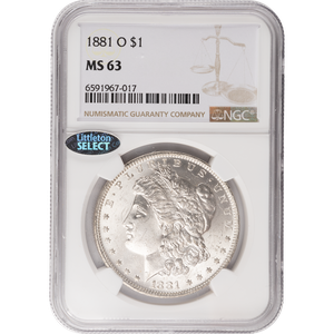 1881-O Morgan Silver Dollar MS63 | Littleton Coin Company