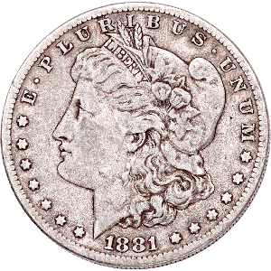 1881-S Morgan Silver Dollar Main Image