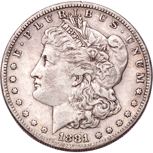 1881-S Morgan Silver Dollar VF#2 Main Image