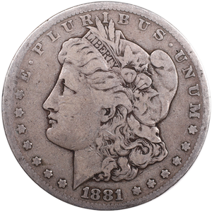 1881-S Morgan Silver Dollar VG#2 Main Image