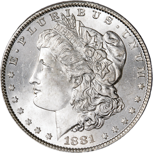 1881-S Morgan Silver Dollar Main Image