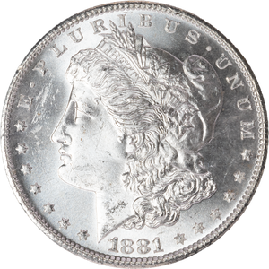 1881-S Morgan Silver Dollar Main Image