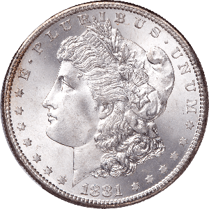 1881-S Morgan Silver Dollar Main Image