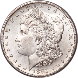 1881-S Morgan Silver Dollar Main Image