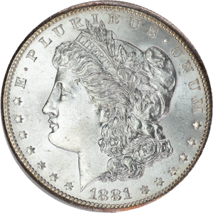 1881-S Morgan Silver Dollar Main Image