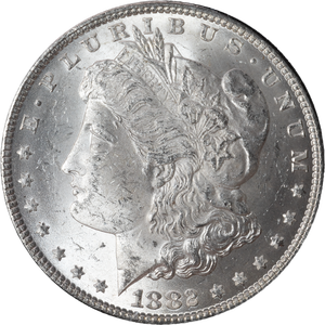 1882 Morgan Silver Dollar Main Image