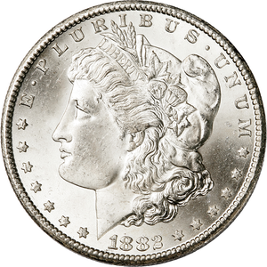 1882-CC Morgan Silver Dollar Main Image