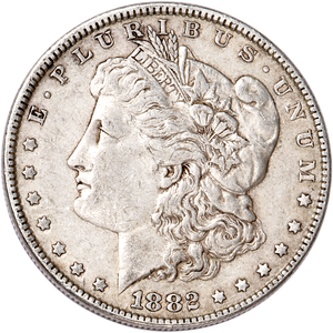 1882-O Morgan Silver Dollar XF Main Image