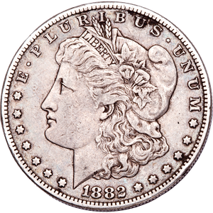 1882-S Morgan Silver Dollar VF Main Image