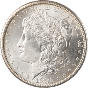1882-S Morgan Silver Dollar MS60 Main Image