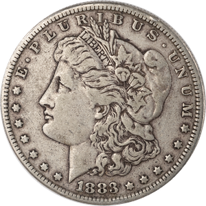 1883 Morgan Silver Dollar F Main Image