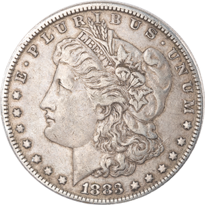 1883 Morgan Silver Dollar VF Main Image