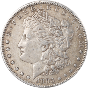 1883 Morgan Silver Dollar XF Main Image