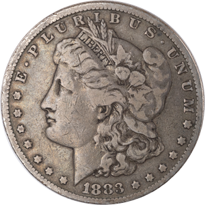 1883 Morgan Silver Dollar F#2 Main Image