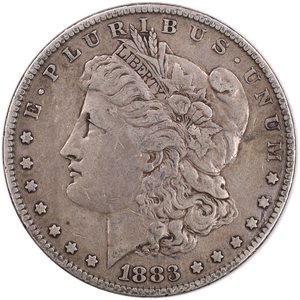 1883 Morgan Silver Dollar VF#2 Main Image