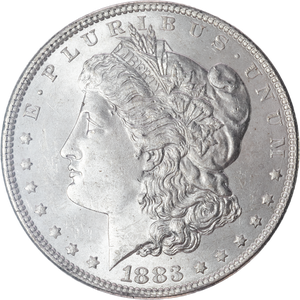 1883 Morgan Silver Dollar Main Image
