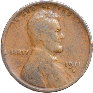 1911-D Lincoln Head Cent Main Image