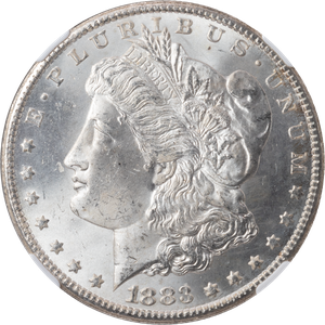 1883-CC Morgan Silver Dollar MS64 Main Image