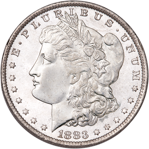 1883-O Morgan Silver Dollar MS60 Main Image