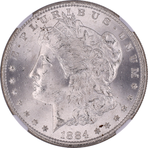 1884 Morgan Silver Dollar MS65 Main Image