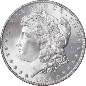 1884-CC Morgan Silver Dollar MS64 | Littleton Coin Company