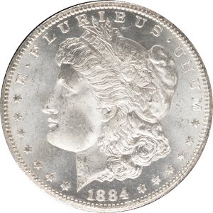 1884-CC Morgan Silver Dollar Main Image
