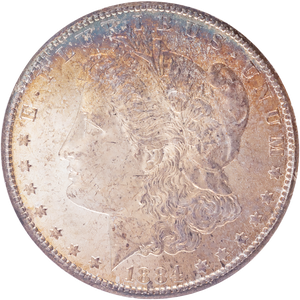 1884-CC Morgan Silver Dollar, NGC Certified, Very Choice Uncirculated, MS64 Main Image