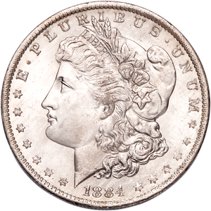 1884-O Morgan Silver Dollar MS63 Main Image
