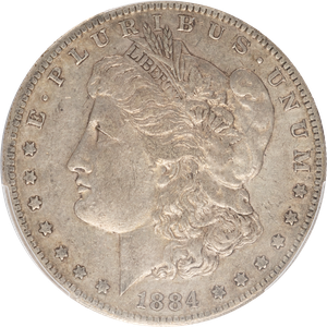 1884-S Morgan Silver Dollar PCGS    VF35 Main Image