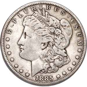 1885 Morgan Silver Dollar F#2 Main Image