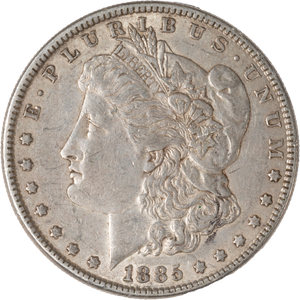 1885 Morgan Silver Dollar VF#2 Main Image
