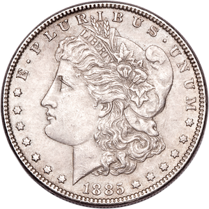 1885 Morgan Silver Dollar XF#2 Main Image