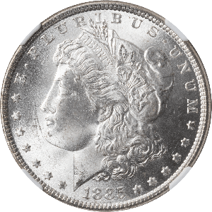 1885 Morgan Silver Dollar MS64 Main Image