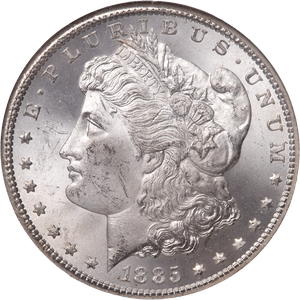 1885-CC Morgan Silver Dollar Main Image