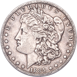 1885-O Morgan Silver Dollar VF#2 Main Image