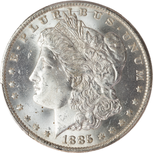 1885-O Morgan Silver Dollar Main Image