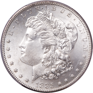 1885-S Morgan Silver Dollar Main Image